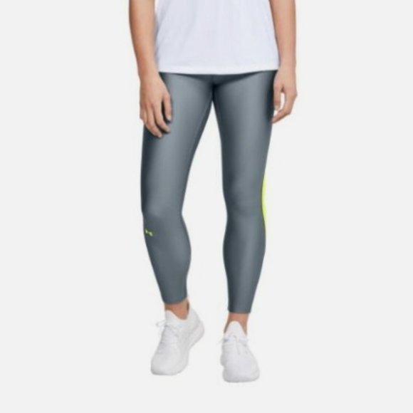 Under Armour HeatGear Stripe Ankle Crop 1359341-396 Women's X-Small XS - Picture 4 of 5